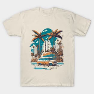 Retro Beach City T-Shirt